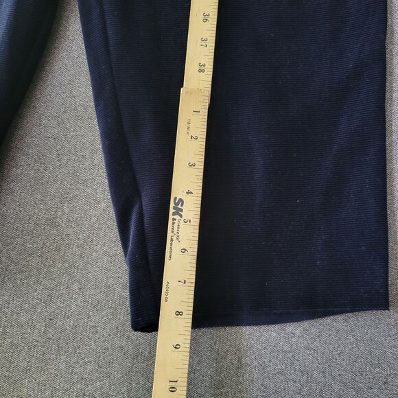 ASOS WHITE Size 4 Blue Corduroy Ankle Crop Jumpsuit 838 - Picture 10 of 11